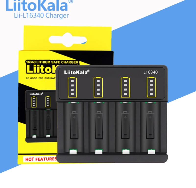 Зарядное для аккумуляторов 16340  LiitoKala lii-L16340